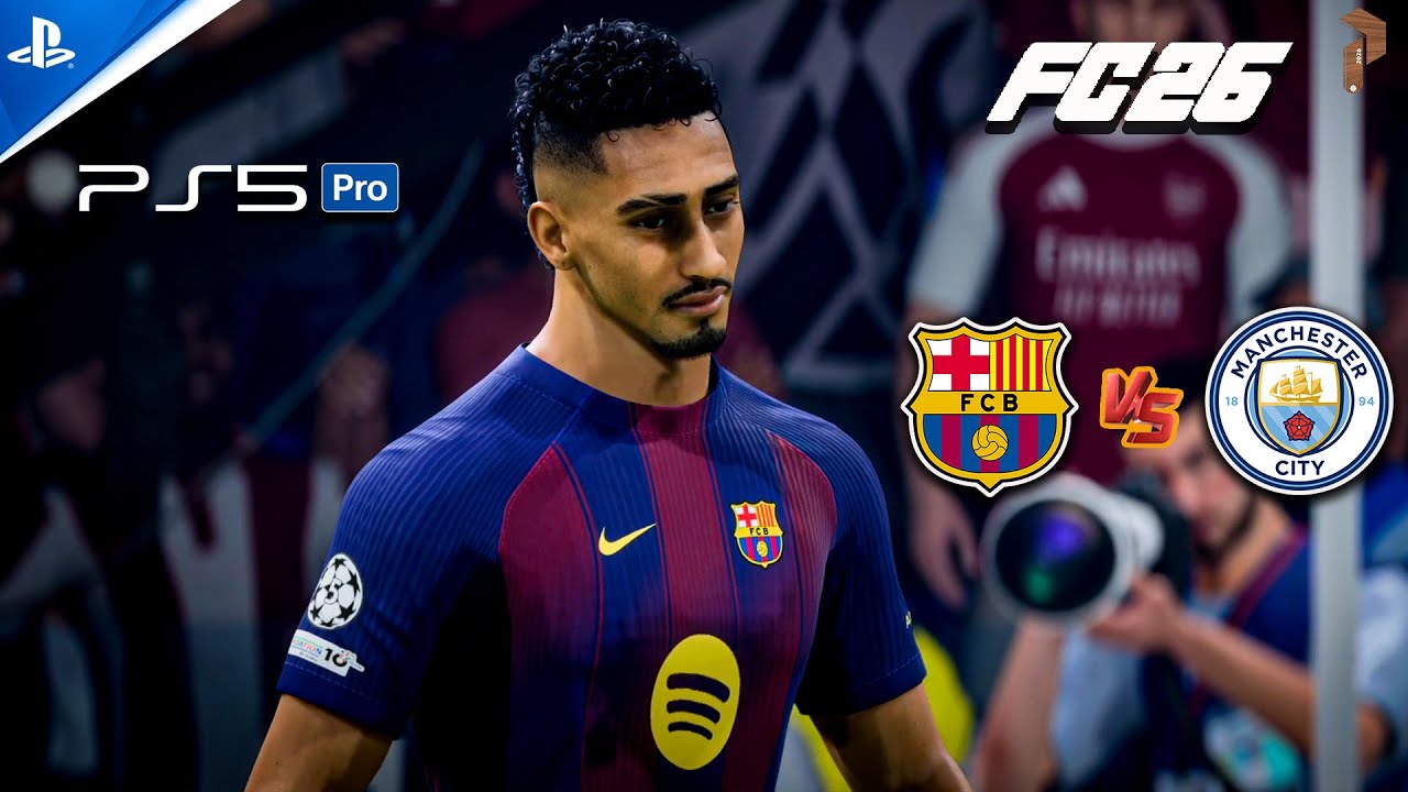 🔥⚽  Barcelona vs Manchester City | FC 26 PS5 Pro #fc26 #ps5 #barcelona #viral #football #fifa