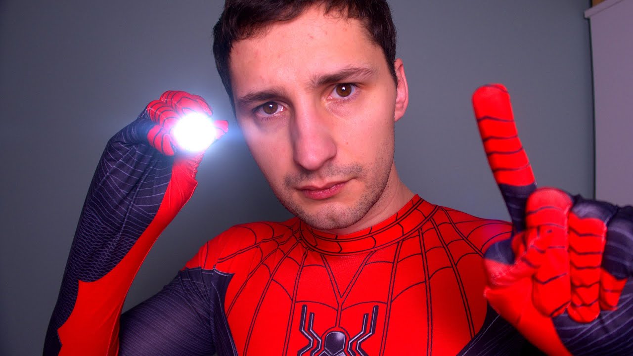 ASMR po polsku 🇵🇱 - Spider Man przeprowadza Badanie Nerwu Czaszkowego | osobista uwaga na sen