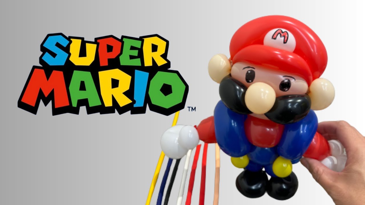How to make Mario Balloon Twisting Tutorials 瑪利歐扭氣球教學