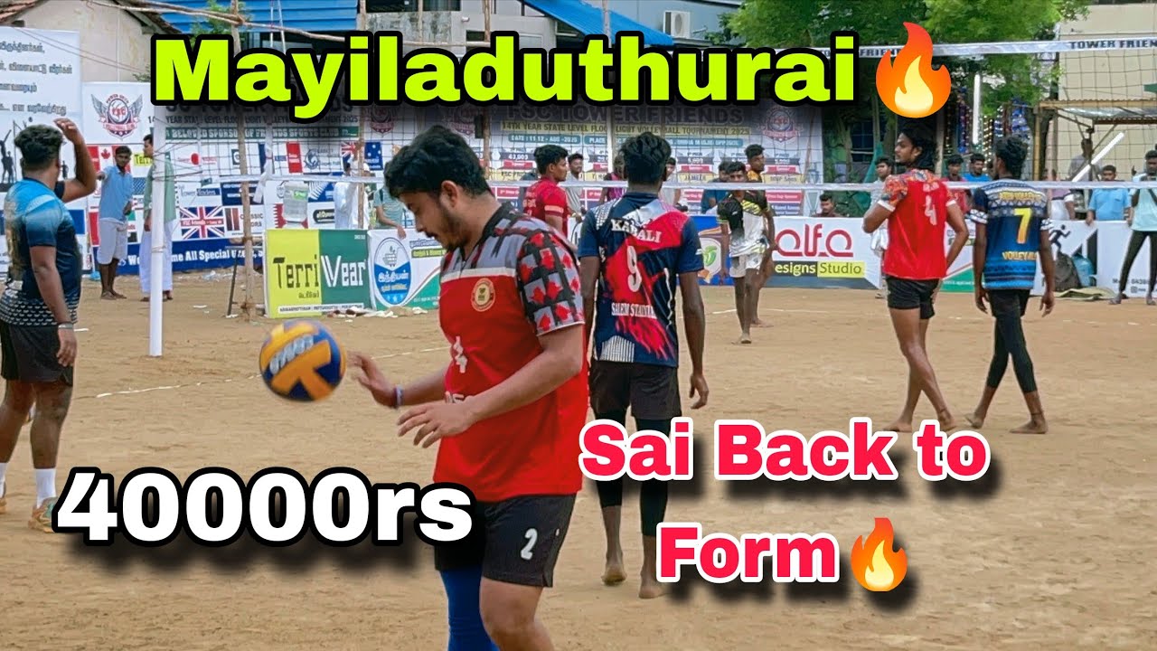 Final set -1 😍40000rs match Mayiladuthurai sai🔥 maha 🔥 ela🔥| mr love volleyball 