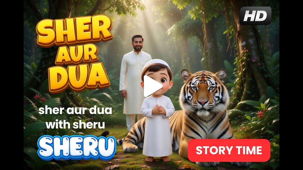 sher aur dua short kids story