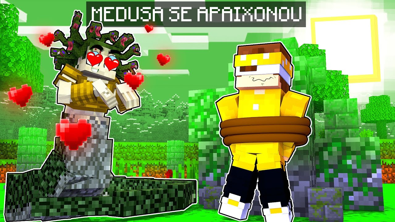 MEDUSA SE APAIXONOU POR MIM no MINECRAFT ! ‹ Alex ›