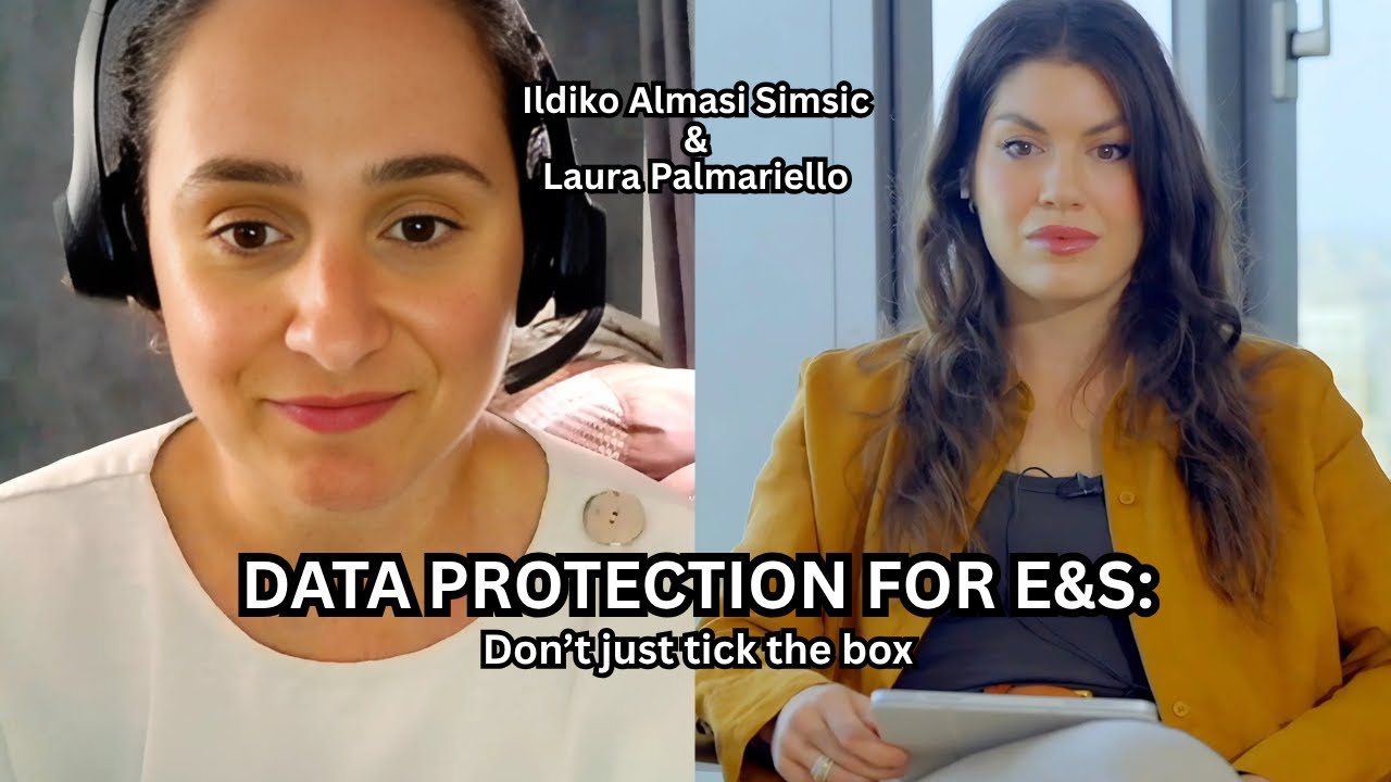 EP08 | Data Protection for E&S Projects: Don’t Just Tick the Box | Laura Palmariello