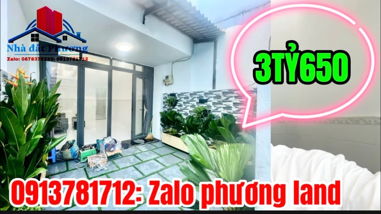 Bán Nhà Hẻm Huỳnh Tấn Phát Nhà Bè ĐT:4X17M.Giá 3TỶ650.TL.0913781712: zalo phương land