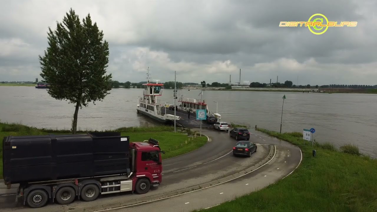 Grote drukte veer Brakel – Herwijnen vanwege werkzaamheden A2