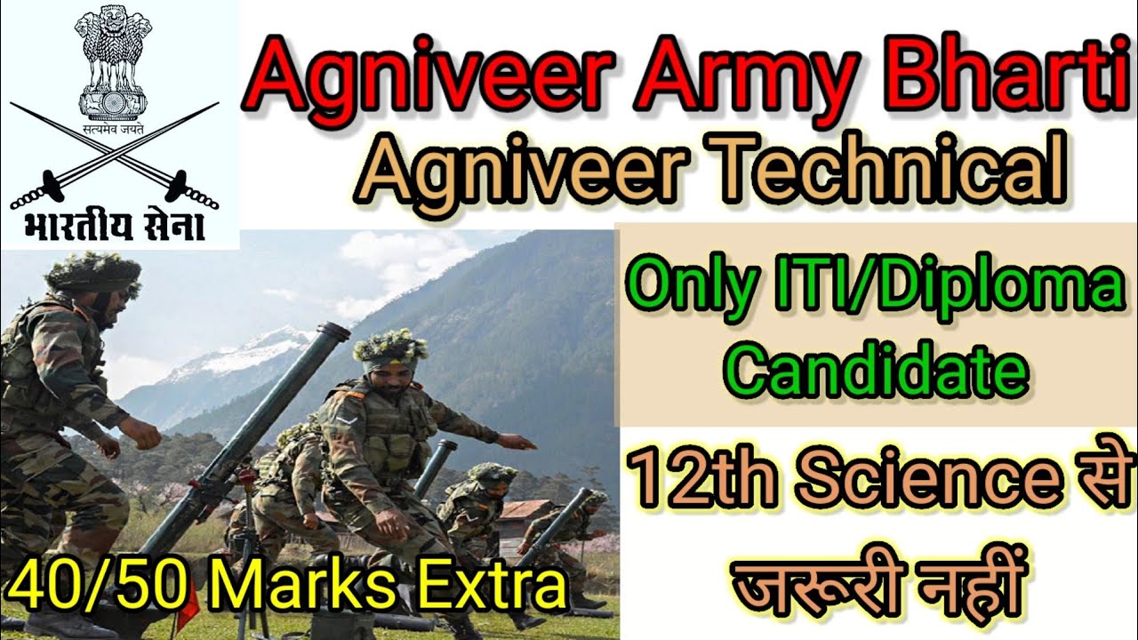 ITI Agniveer technical bharti/ ITI Bonus Mark's