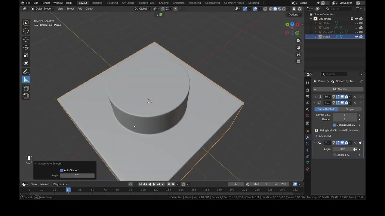 How to model LEGO 1x1 #3d #blender #topology #fun #lego #subdivisional #topology #tutorial