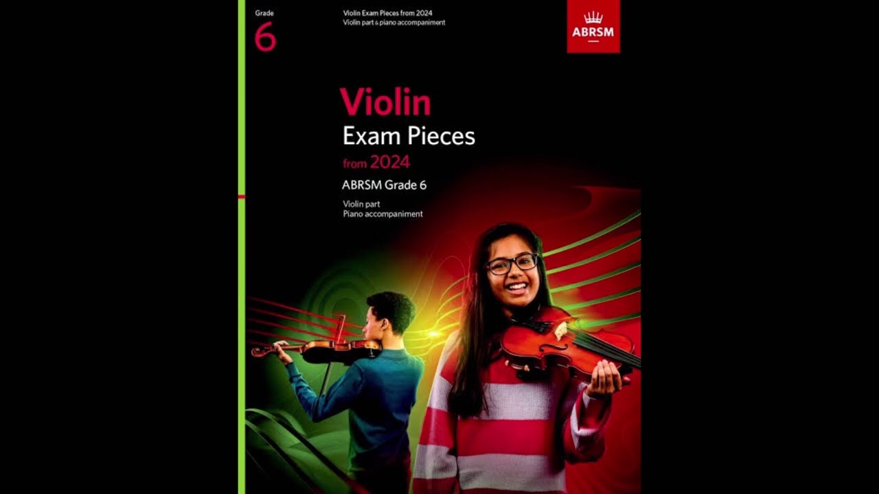 ABRSM violin grade6 A2 piano accompaniment