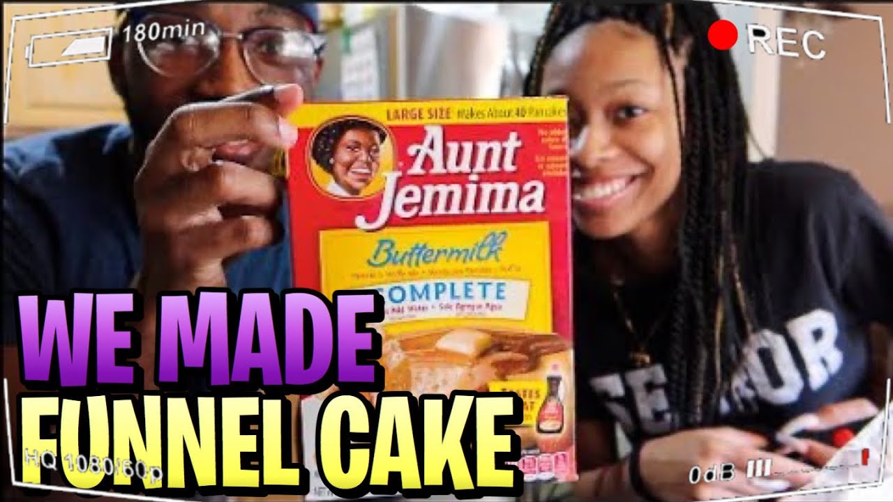 Making Funnel Cake The Easy Way || Cooking with Neek & Berny