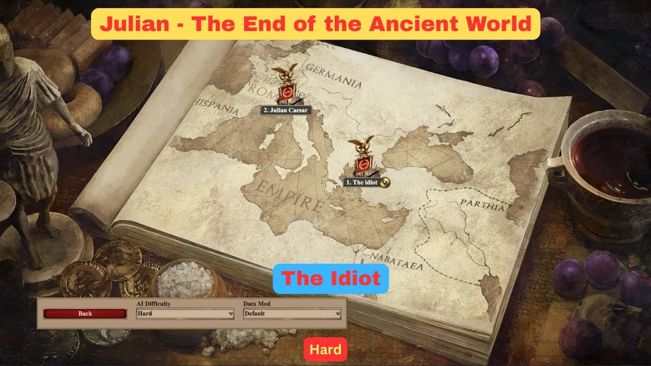 The Idiot | Julian - The end of the Ancient World | Lets play AOE2 custom campaigns | Hard