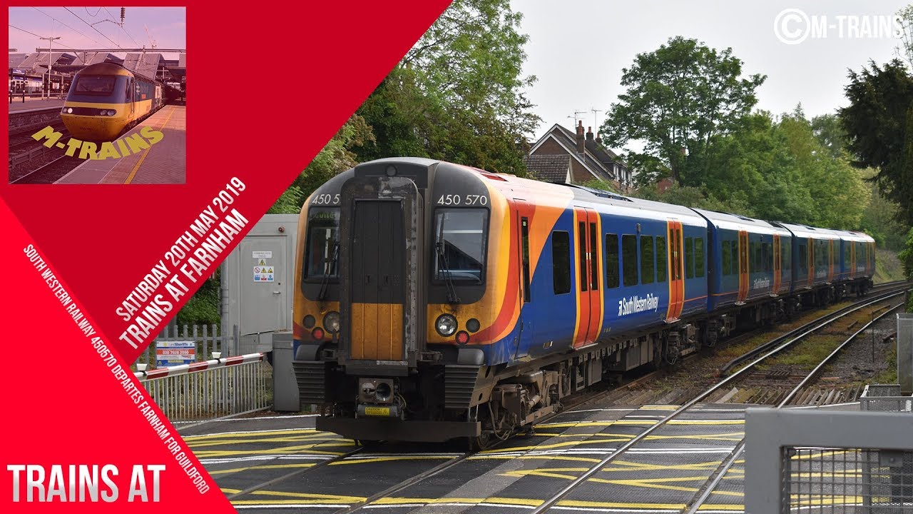 Trains at Farnham - 20/05/19