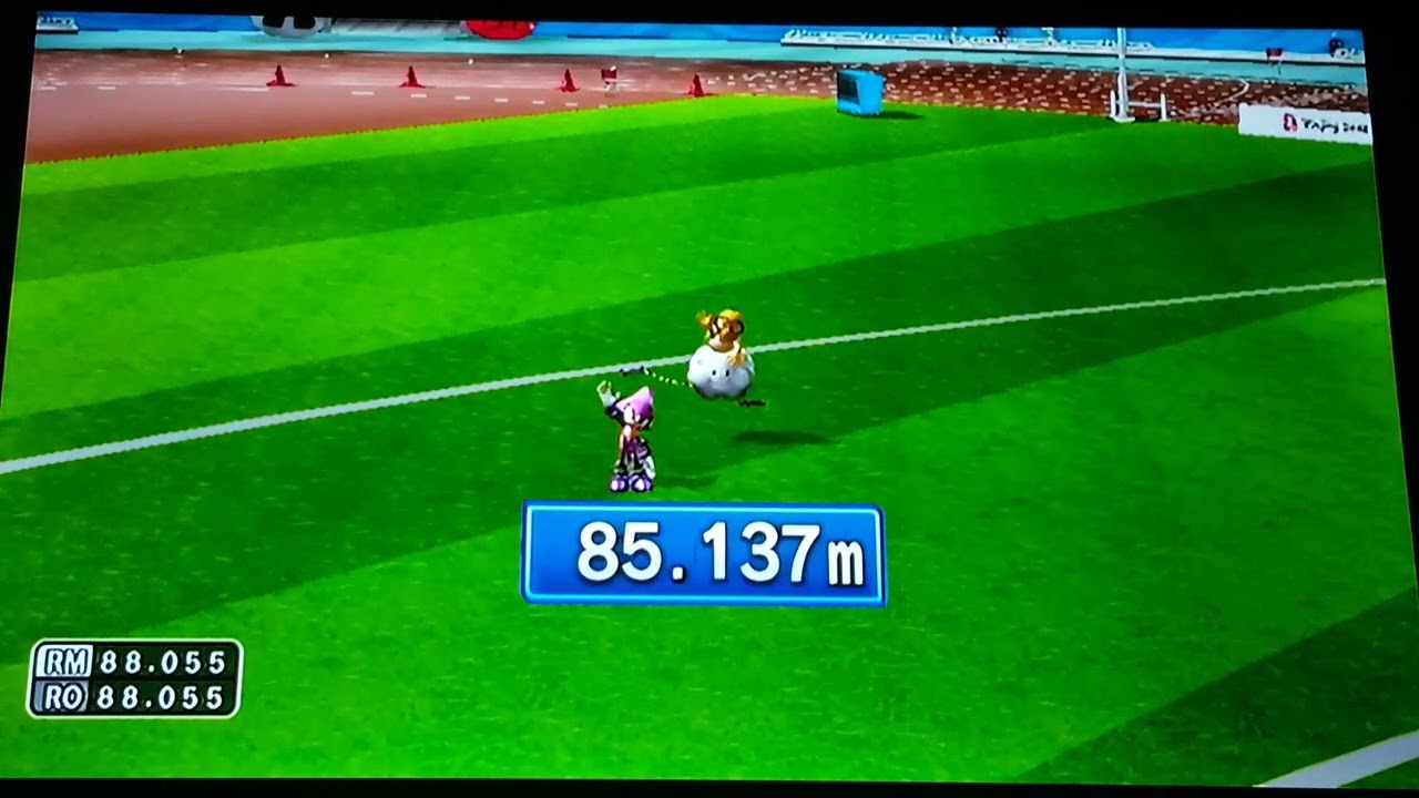 Mario & Sonic at the Olympic Games Hammer Throw #11 (Sonic Vs Amy Vs Vector) + Bowser Fails