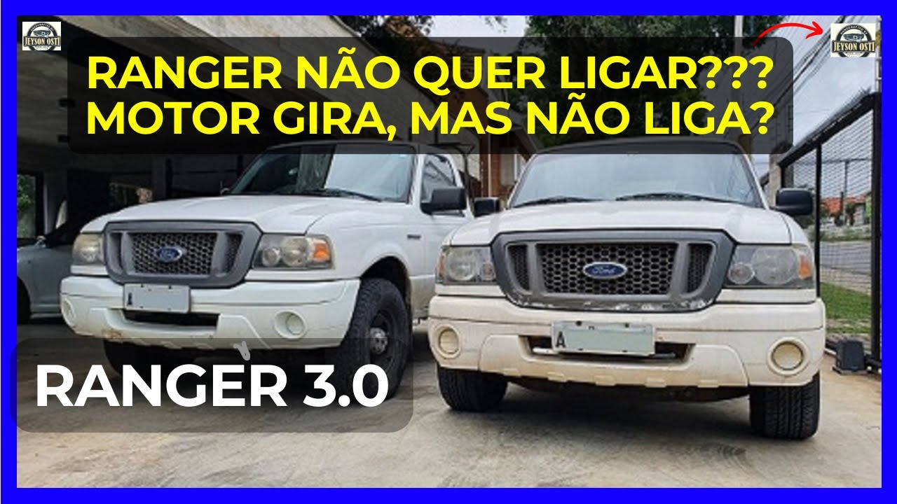 RANGER NÃO DA PARTIDA NÃO LIGA - TENTE ESSA DICA - RANGER 3.0 TURBO DIESEL