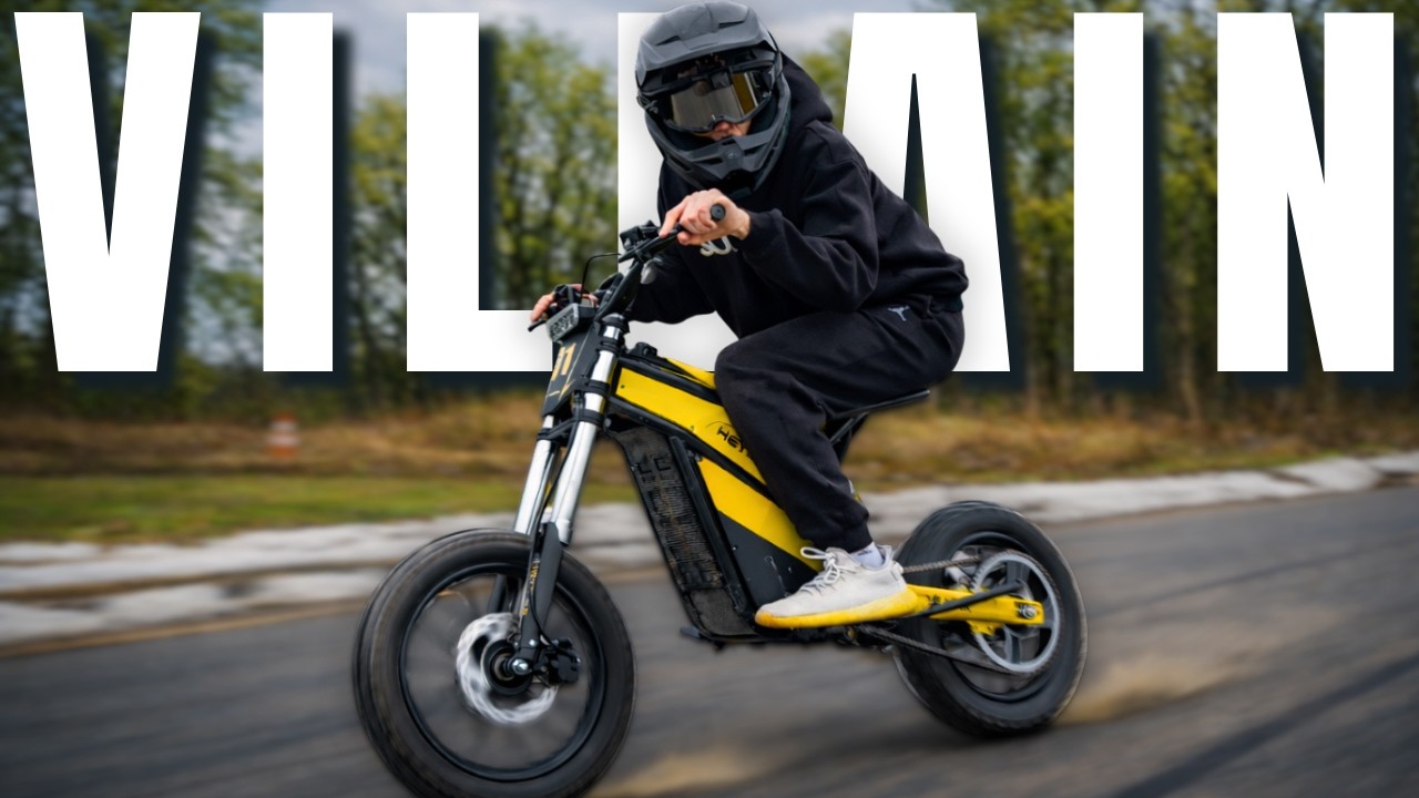 Лучший бюджетный электромотоцикл на сегодняшний день - Heybike Villain
