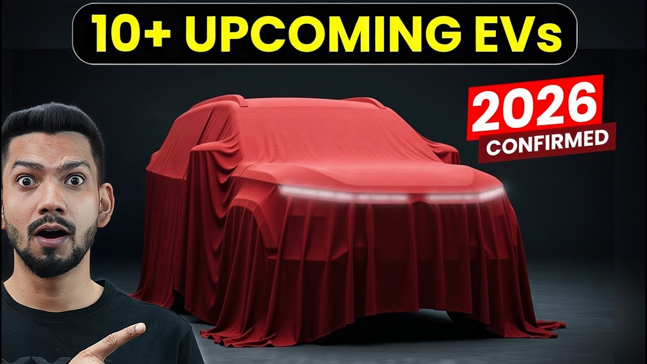 Upcoming Electric Cars in India 2026 | Complete List starts from 7 LAKH