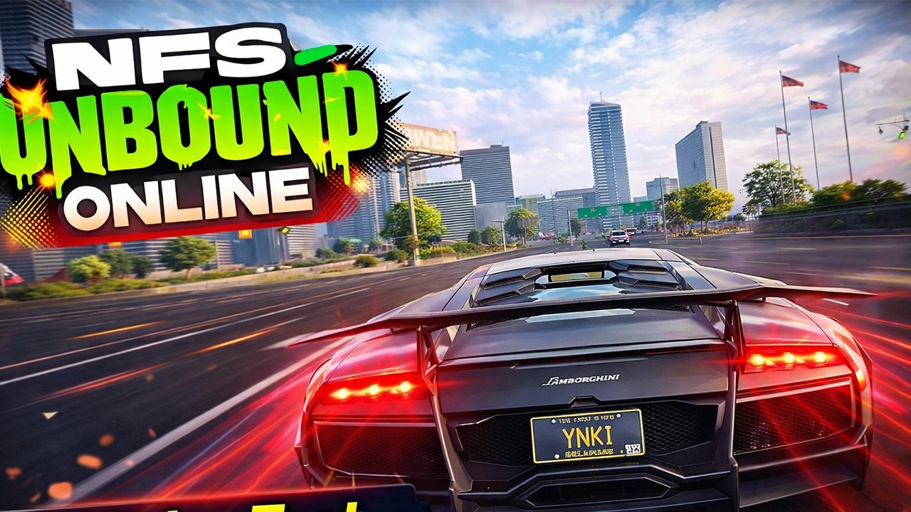NFS UNBOUND ONLINE - 4K Drive Test – Free Roam Experience Lamborghini Murcielago LP 760-4 SV (2009)