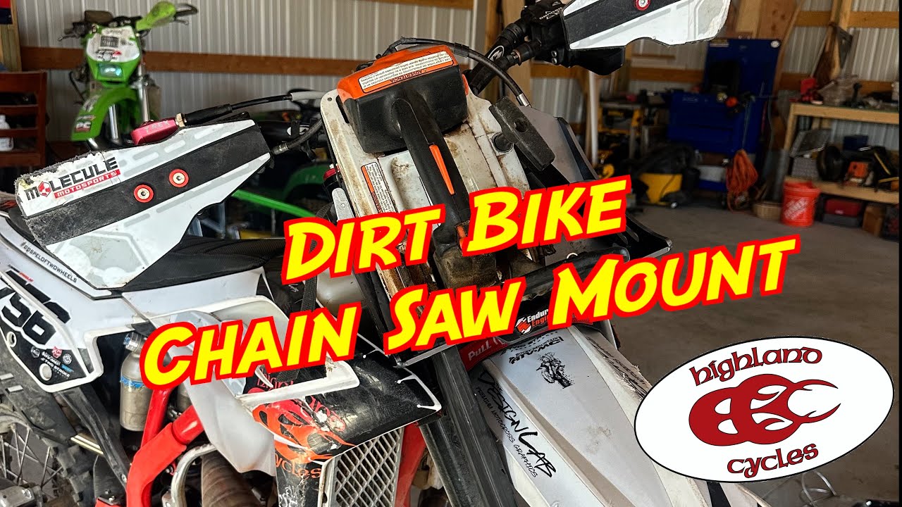 How Do You Carry A Chainsaw On A Dirt Bike | Enduro Engineering Chainsaw Mount