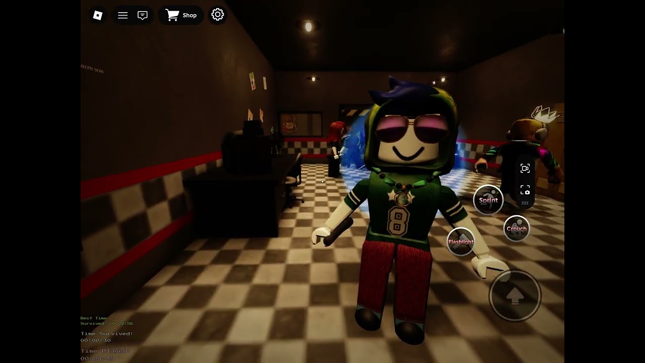 Playing foxy from Fnaf doom ￼￼pt 2