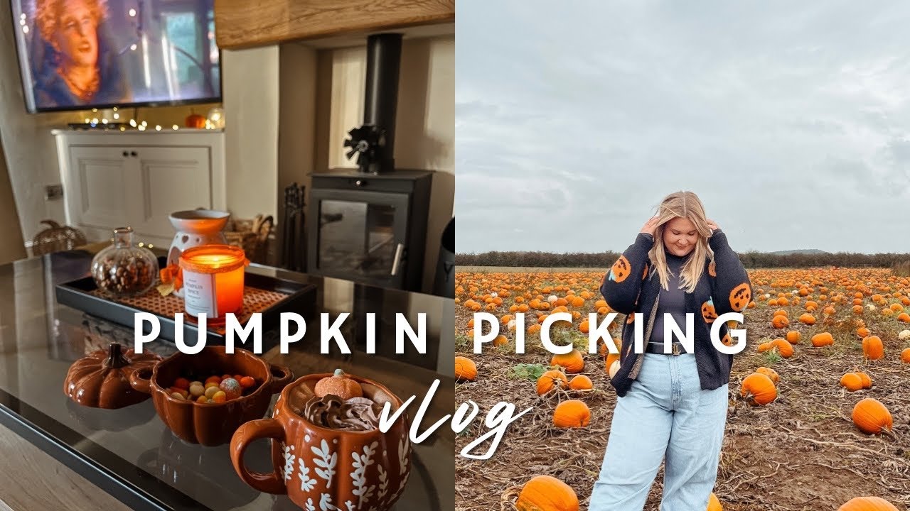 Pumpkin picking vlog🎃 | AshleyJayneCookie
