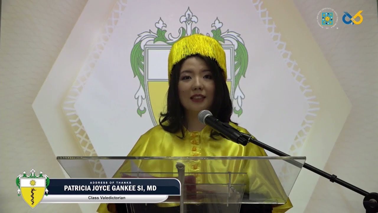 Valedictory Address - UST Faculty of Medicine and Surgery - Sesquicentennial Batch 2021 Graduation