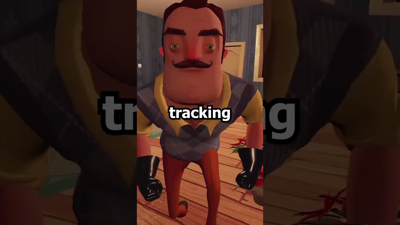 Hello Neighbor&rsquo;s AI Is Actually Terrifying😲 #gaming