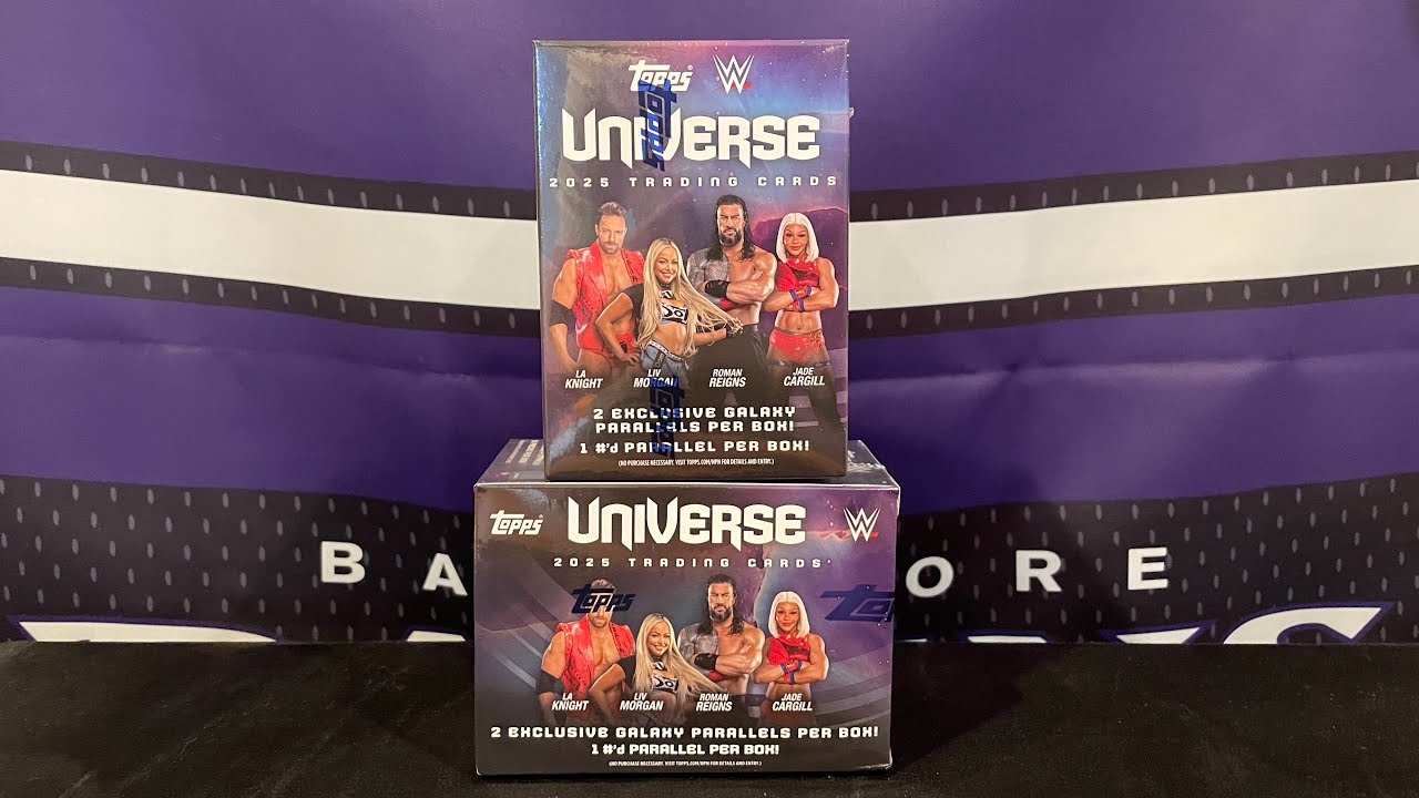 RELEASE DAY!!! Brand New WWE Topps Universe blasters x2!