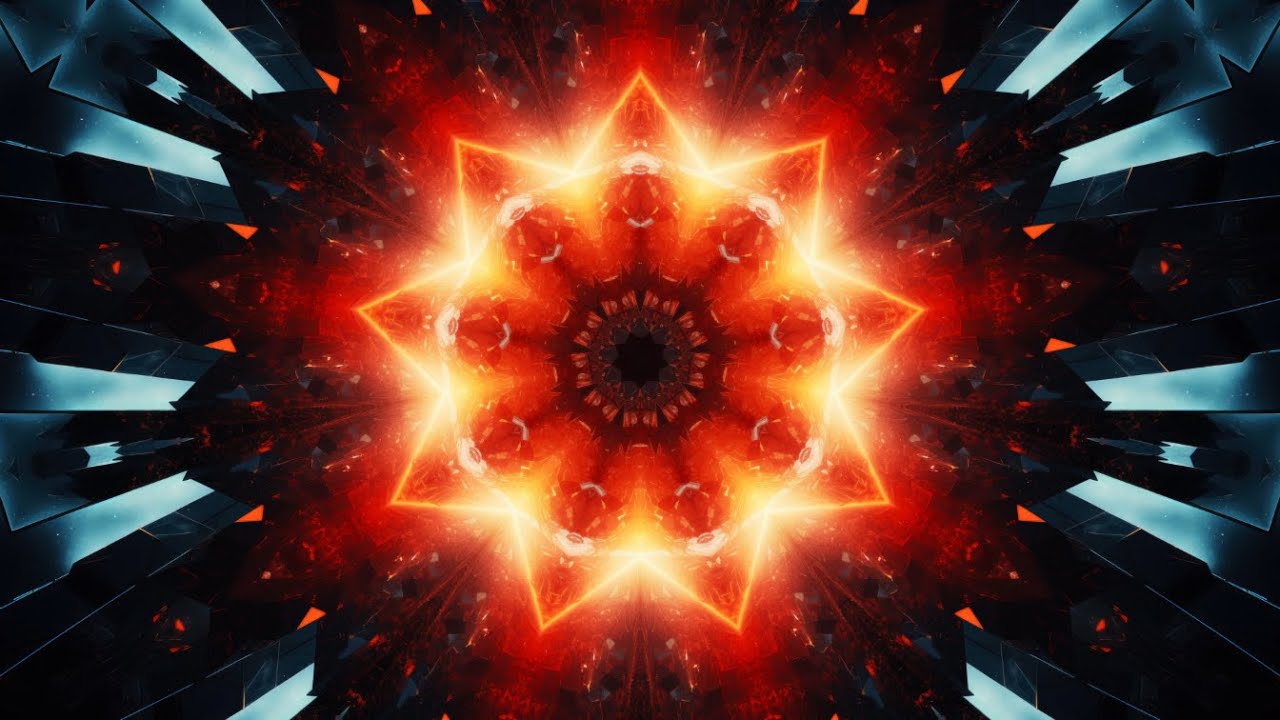 Dark Aesthetic Kaleidoscope Visuals || Chillgressive Mix [4K]
