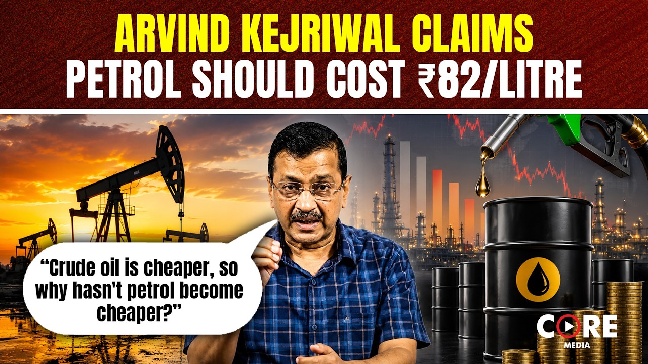 Arvind Kejriwal Claims Petrol Should Cost ₹82/Litre as Crude Oil Falls to $70 Per Barrel