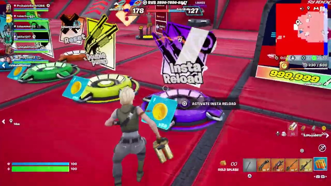Playing fortnite