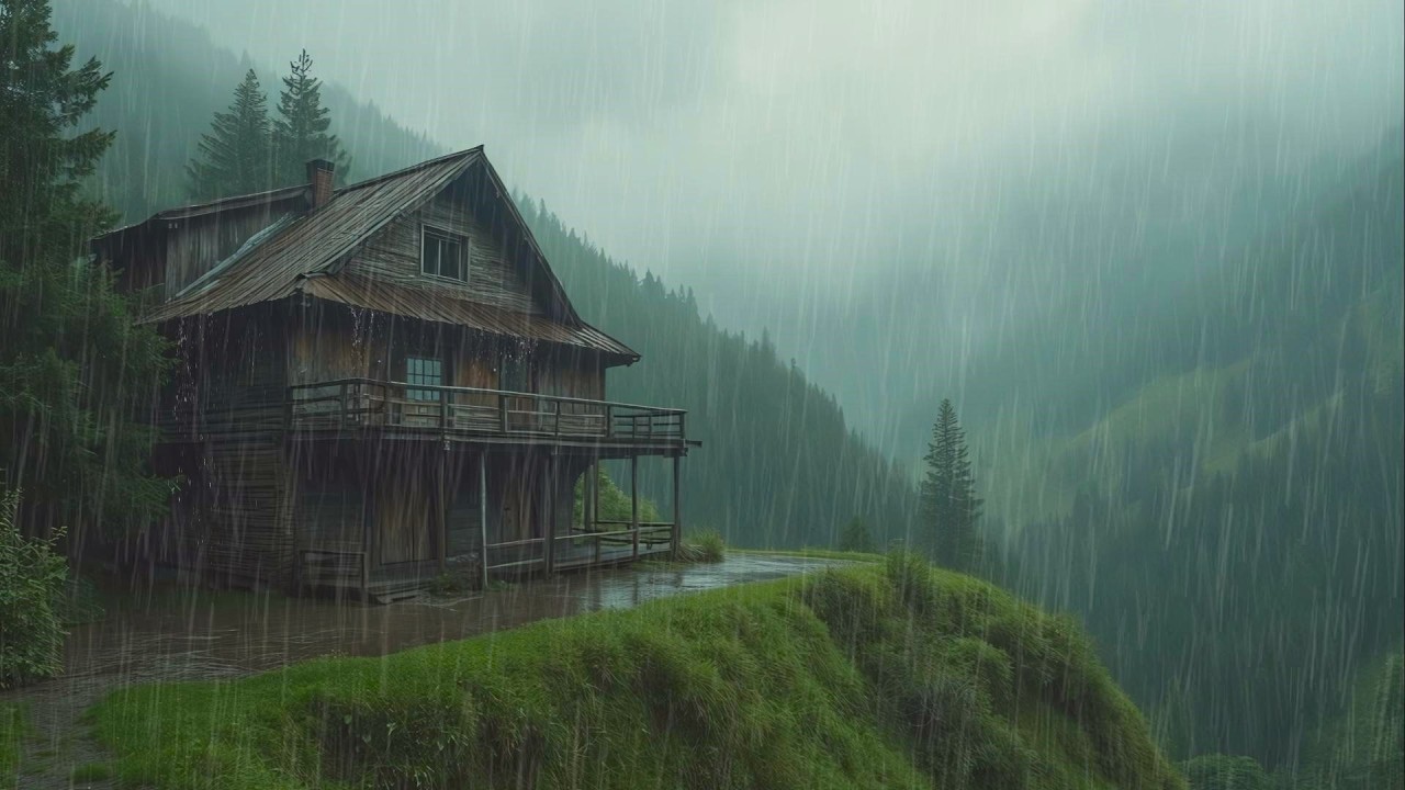 Night Rain and Thunder Ambience for Better Sleep | Calm, Study, Stress Relief