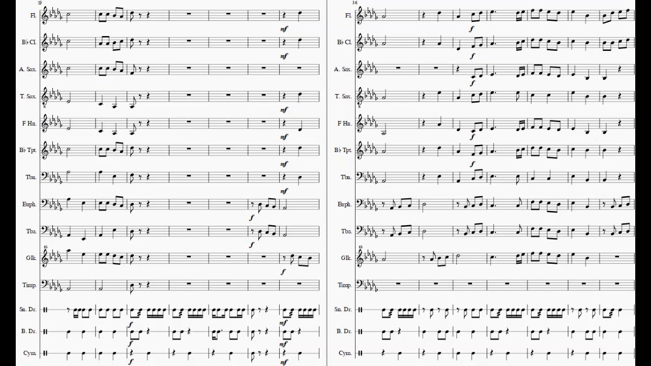 March in D♭ - Robert Bowden