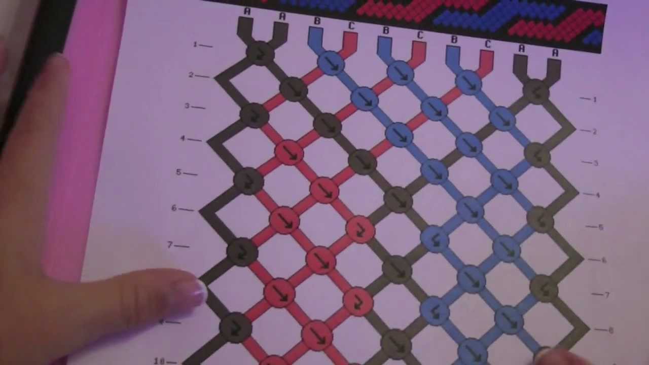 How to Read Friendship Bracelet Patterns