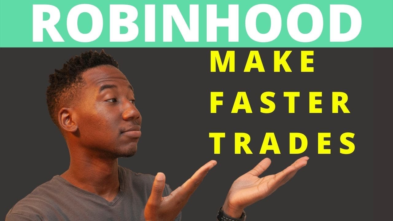 КАК БЫСТРЕЕ ВЫПОЛНЯТЬ ОРДЕРА ПО ОПЦИОНАМ НА ROBINHUOD 2020