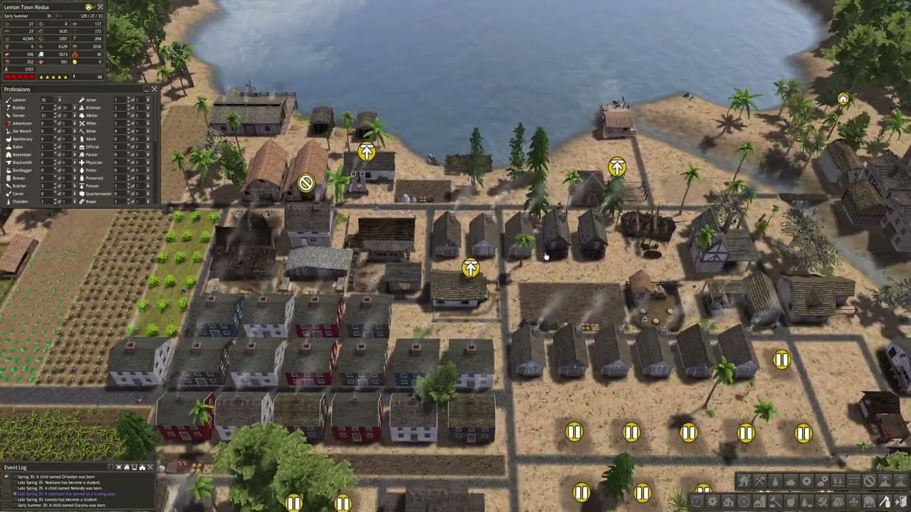 Хорошие новости! Планы по сохранению и каналу | LEMON TOWN REDUX | Colonial Charter | Banished | ...