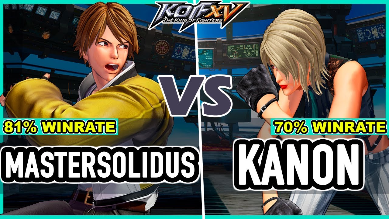 KOF XV ▰ Mastersolidus (Rock/O.Yashiro/Goenitz) vs Kanon (Vanessa/Shingo/Hinako)