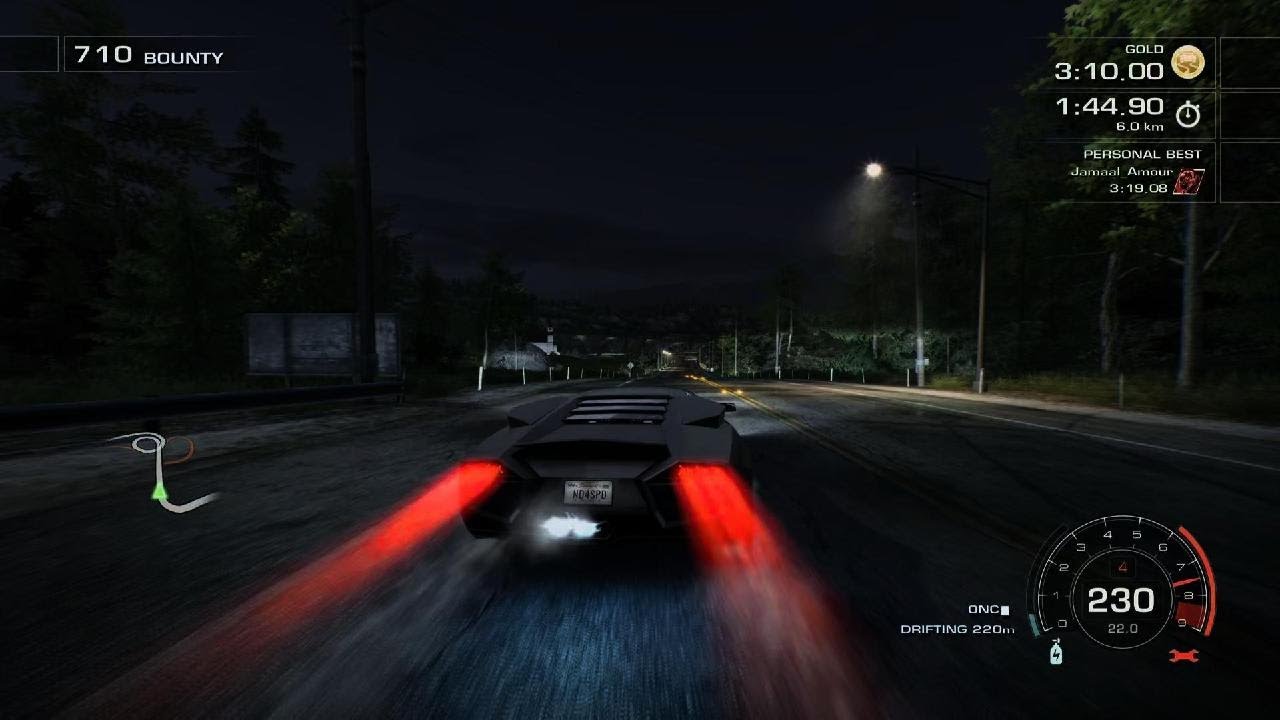 Need for Speed Hot Pursuit Remastered Lambo run