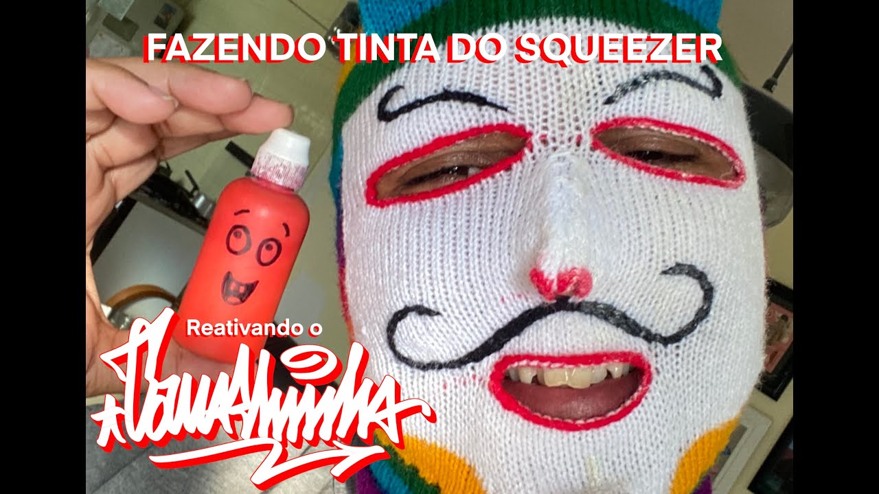 FAZENDO TINTA DO SQUEEZER / REATIVANDOO CANALHINHA