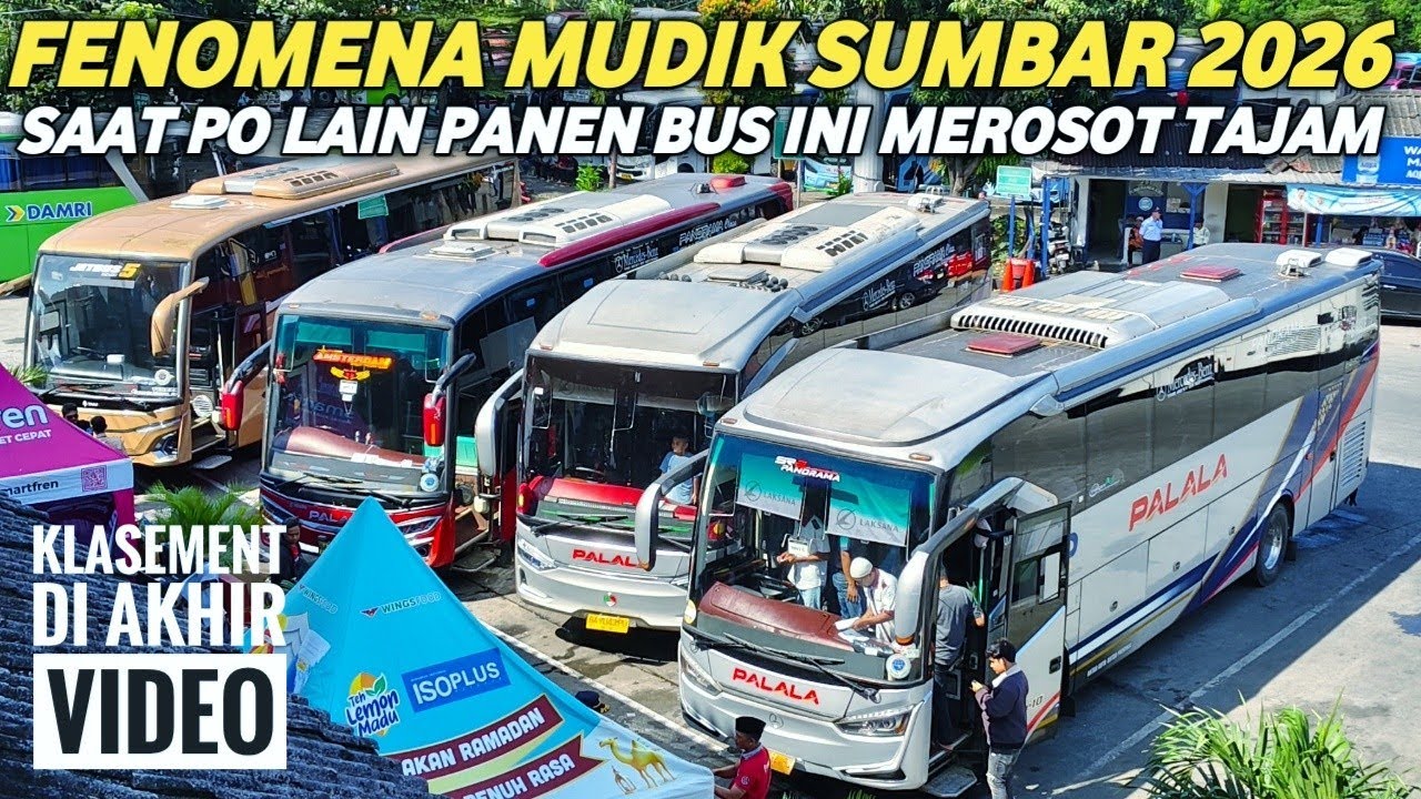 FENOMENA🔴KETIKA YANG LAIN BERPESTA PENUMPANG ADA SATU BUS TERLIHAT BIASA SAJA 