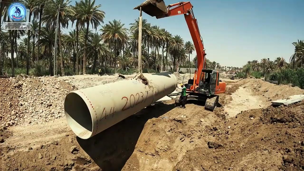 مشروع تغليف المبزل الشمالي تنفيذ شركة انوار كربلاء للمقاولات| شوارع كربلاء المقدسة