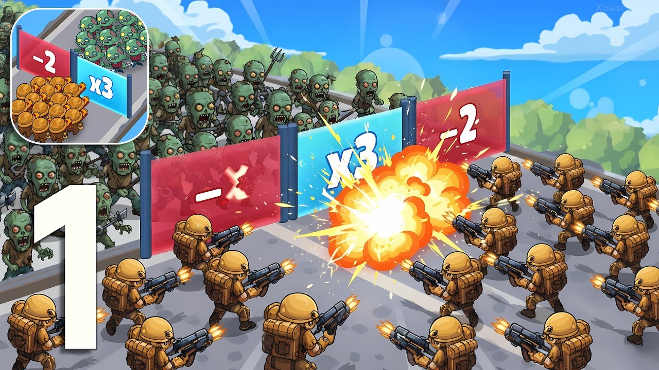 Last Survival: Zombie Battle - Gameplay Walkthrough Part 1 -  All Levels Gameplay (Android, iOS)
