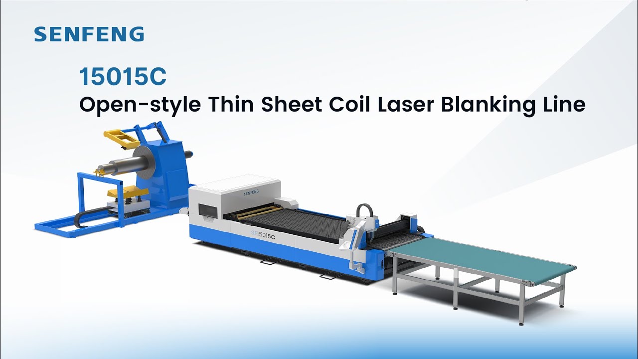 15015C | Open-style Thin Sheet Coil Laser Blanking Line