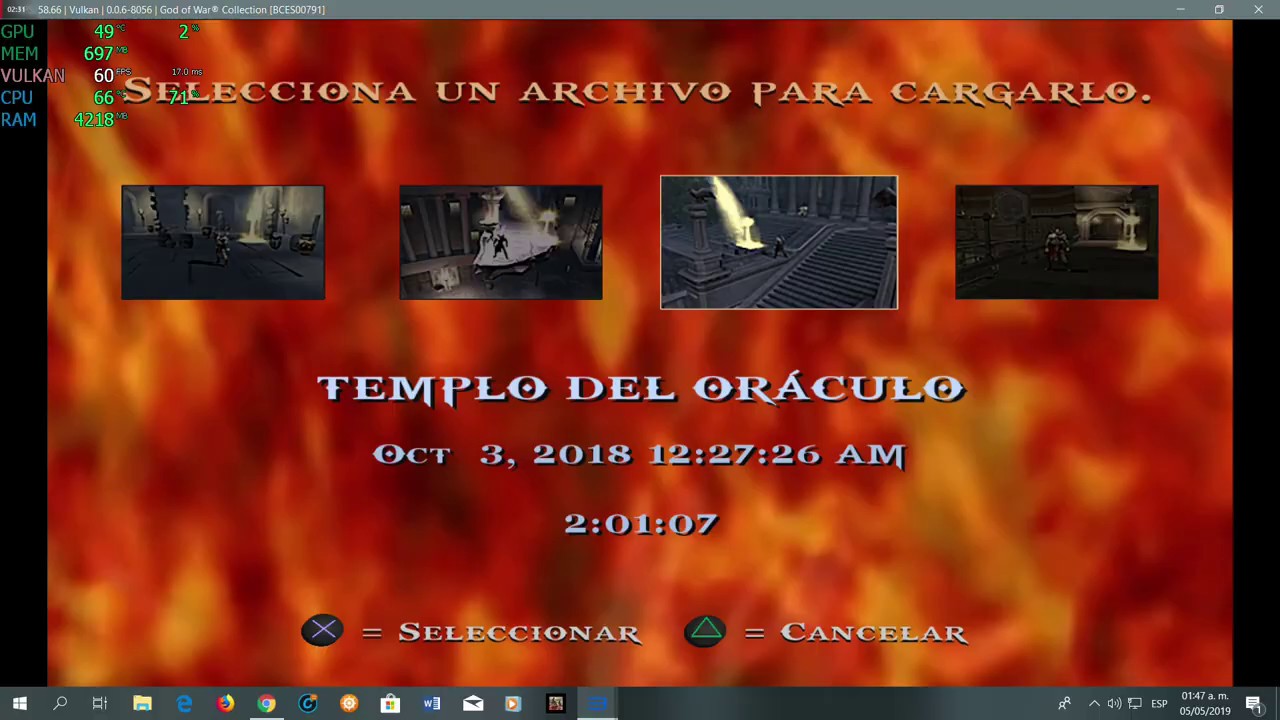 RPCS3 0.0.6 / God of War (Collection)/ i3 4160/ RX 460 2 GB