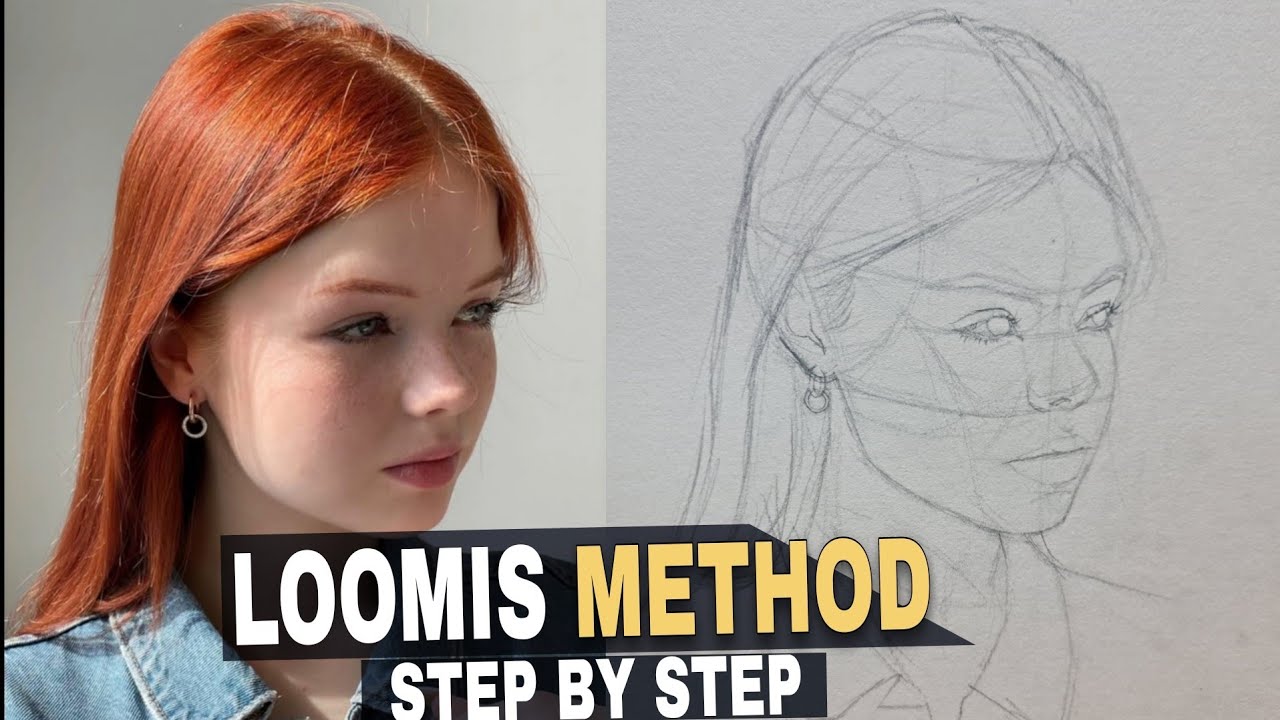 Mastering Facial Drawing using LOOMIS METHOD step by step