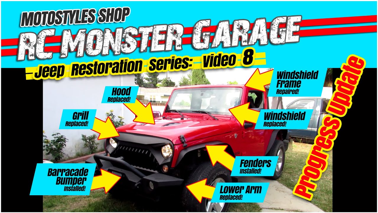 Series: Building a REAL JEEP with RC skills. From Salvage to Beast! Video #8 Progress Update!