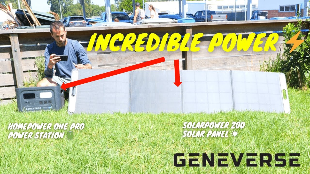 Geneverse Home Power 1 Pro 1200w and 200w Solar Panel Review!