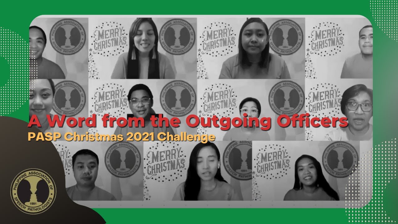 The PASP Christmas Challenge: A Word from the 2020-2021 Officers
