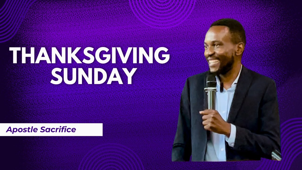 Enter His gates with thanksgiving -Apostle Sacrifice 