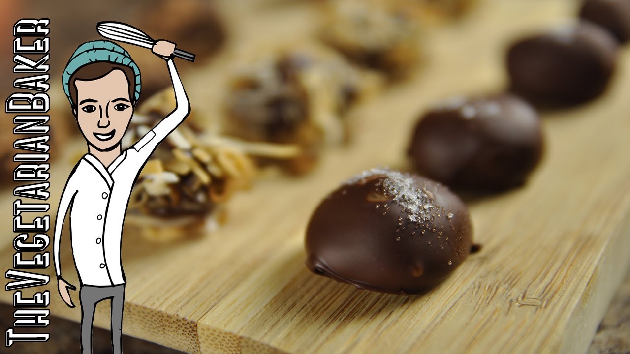 How To Make Vegan Chocolate Truffles (TheVegetarianBaker)