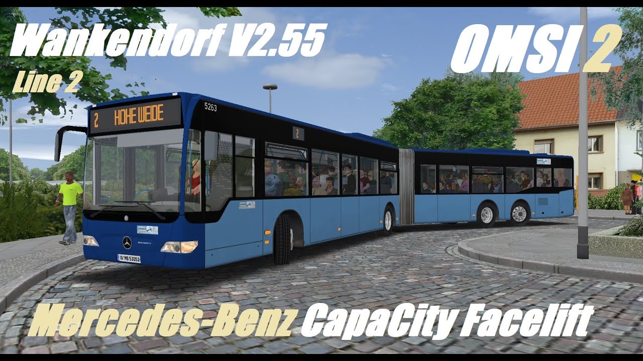 OMSI 2. Map Wankendorf, Line 2, Mercedes-Benz CapaCity Facelift