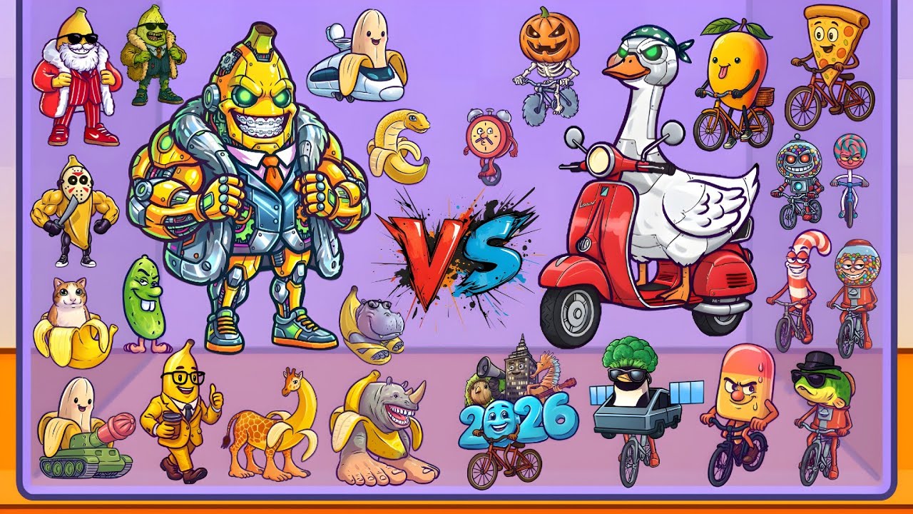 Merge Fellas Italian Brainrot Bicicleteira VS Banana | New Mode Maker – Max Level Gameplay